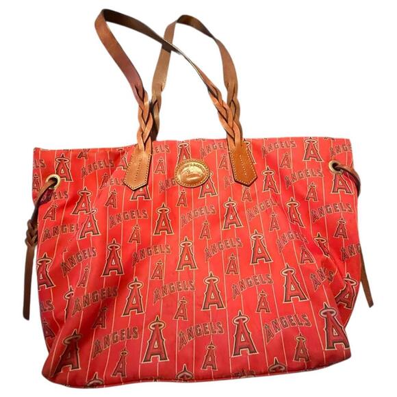 Dooney & Bourke Handbags - Dooney & Bourke x MLB Angels Red Logo Tote Bag